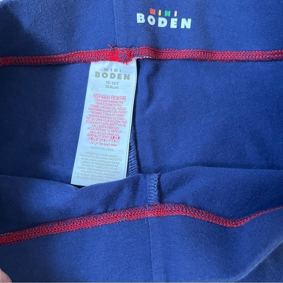 Mini Boden cropped Navy Blue Leggings Sz 13-14y (164cm) *M13 - Picture 3 of 3